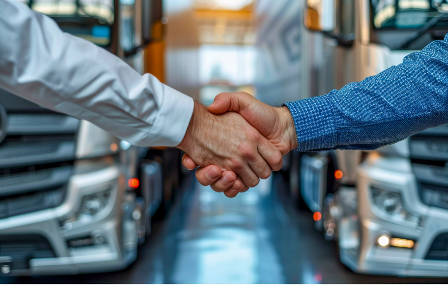 Business handshake